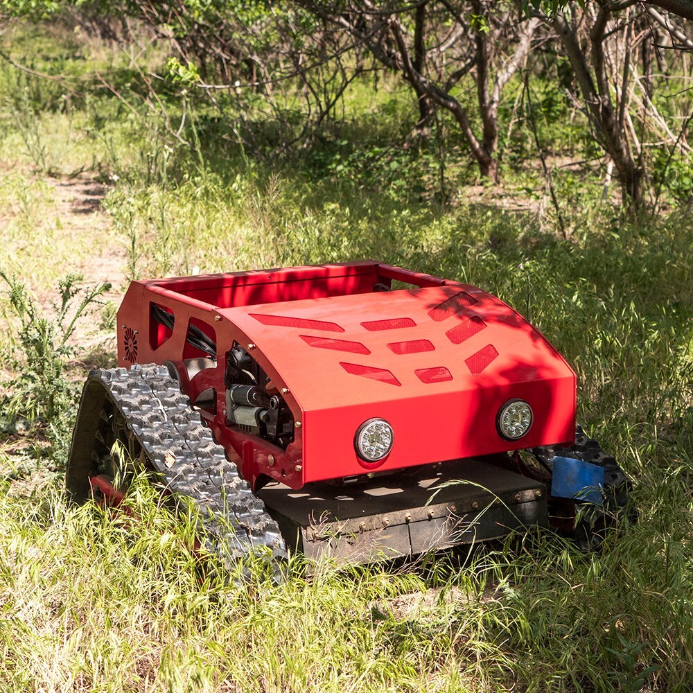 Gasoline remote control lawn mower self-propelled suitable for complex terrain