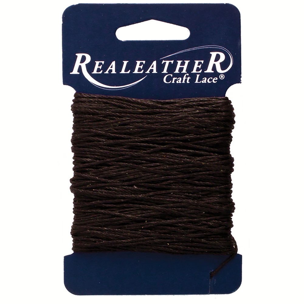 Realeather(R) Crafts Waxed Thread 25yd-Brown