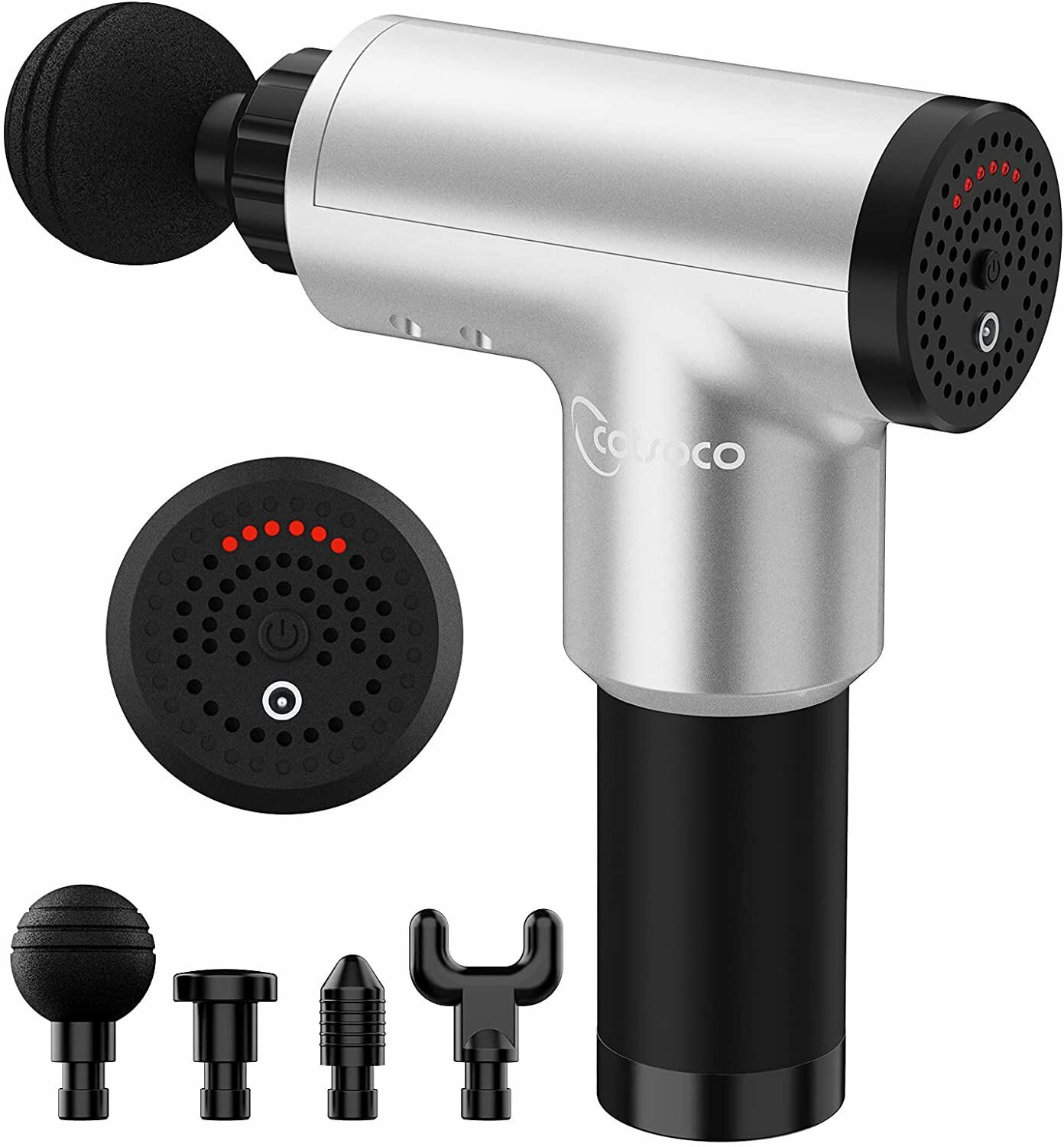 6 Speeds Massage Gun, Cordless Handheld Deep Tissue Muscle Massager Super Quiet