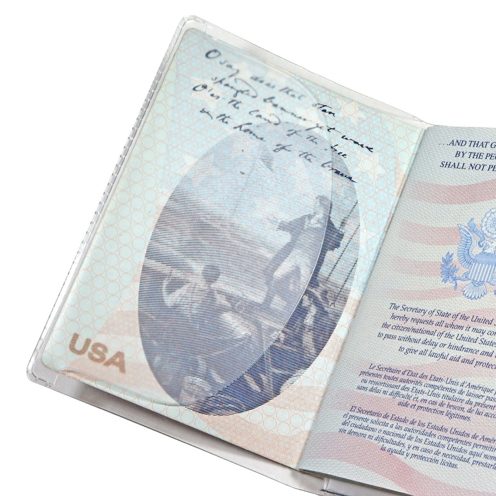 Clear Passport Cover Plastic Passport Protector Vinyl ID Card Protector Case 6pc