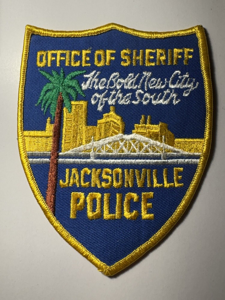 Jacksonville Florida Sheriff Police Patch ~ Full Size 5”