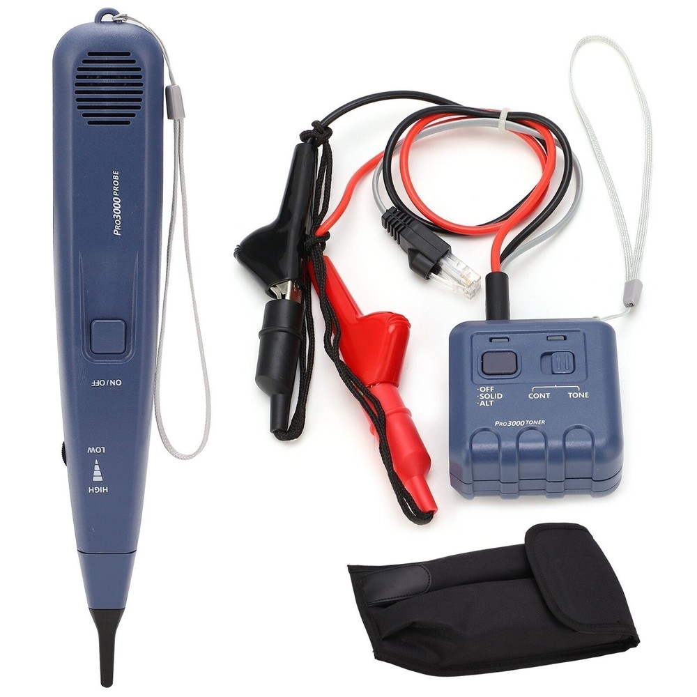 Network Cable Tester Handheld Telephone Line Finder Audio Generator Cable Detect
