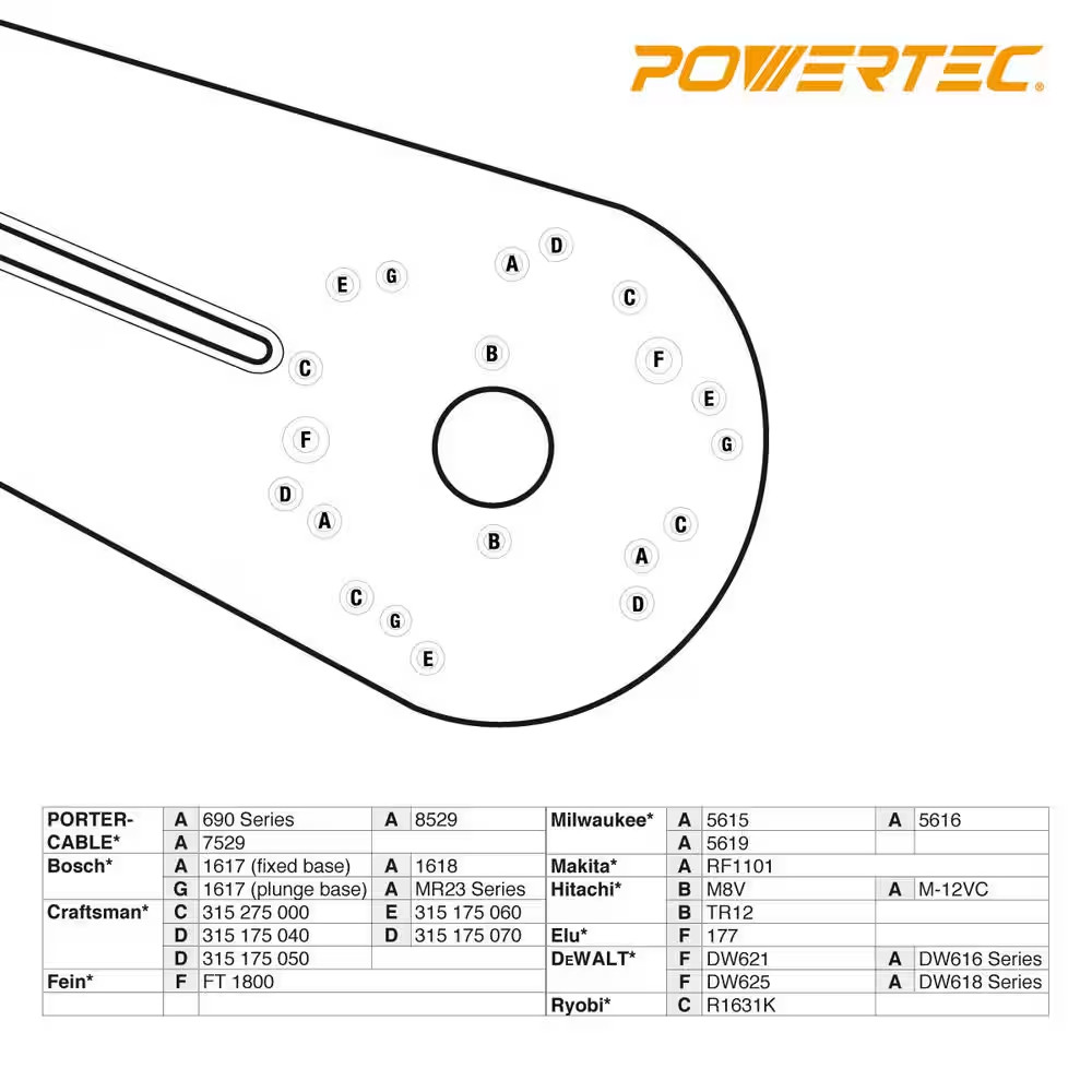 Universal Pro Router Circle Cutting Jig
