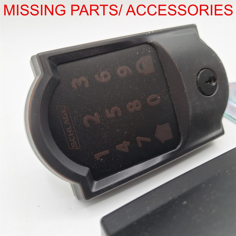 Schlage Encode Smart WiFi Deadbolt Lock - Keyless Entry - Aged Bronze *READ*