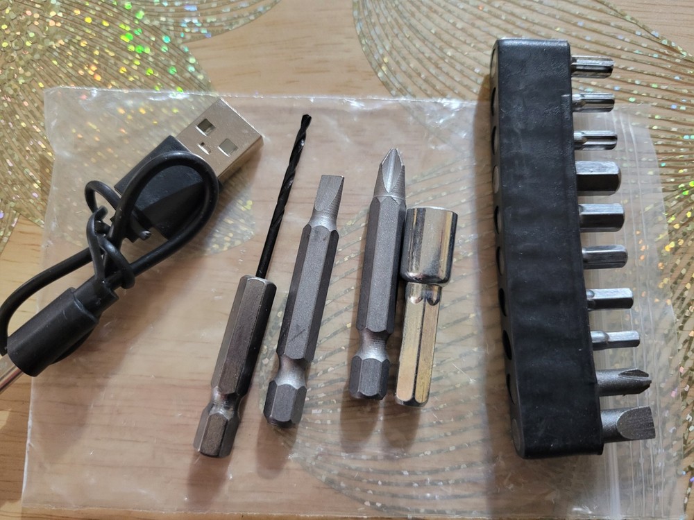 New TKOPCP Cordless Screwdriver Kit 4.2V