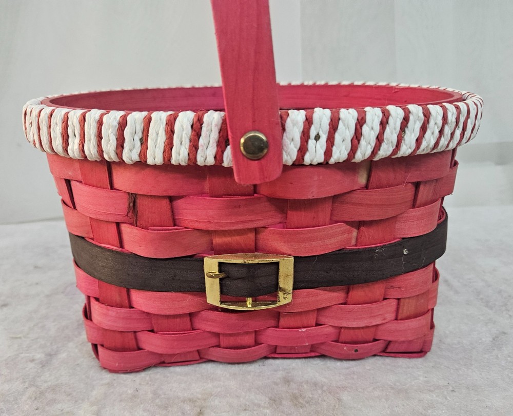 SANTA CLAUS Wicker Basket