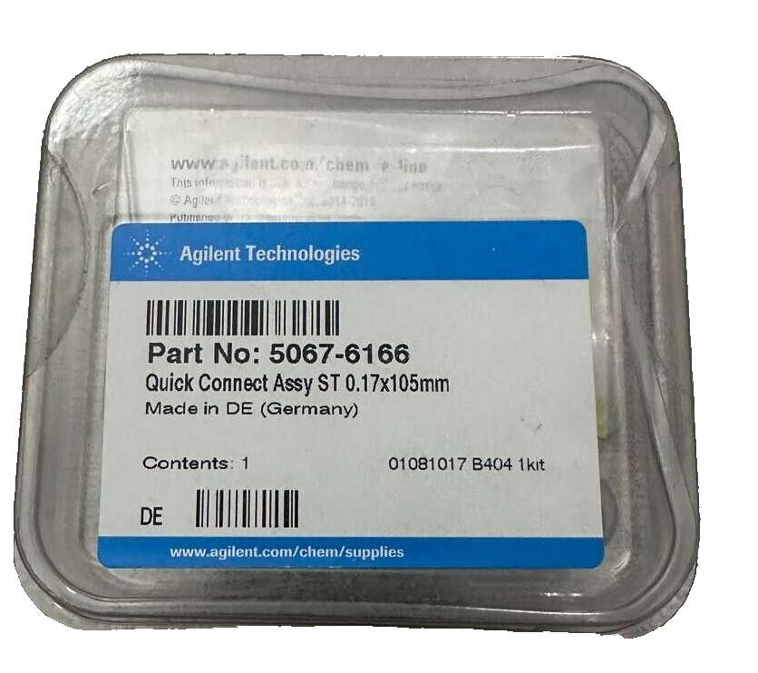 agilent technologies 5067-6166 QUICK CONNENT ASSY