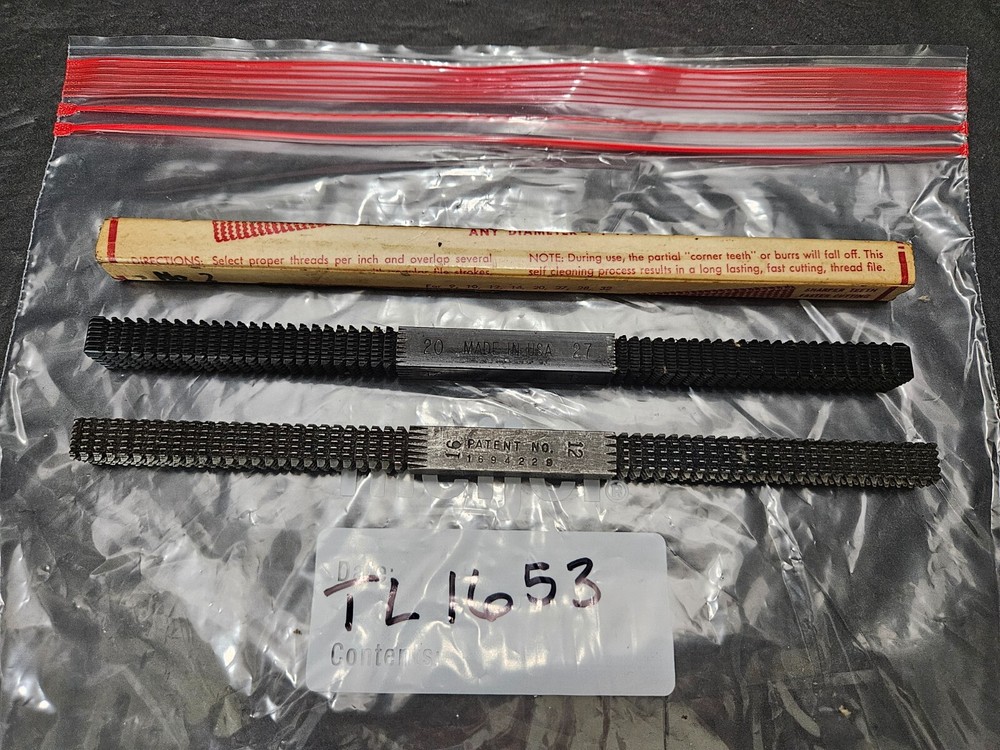 JAW MFG CO NU THREAD #2 THREAD FILES USA (TL1653)