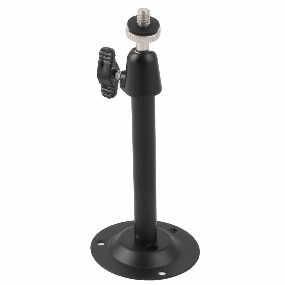 6Pcs Metal Security Housing Mount Bracket for CCTV Camera Black