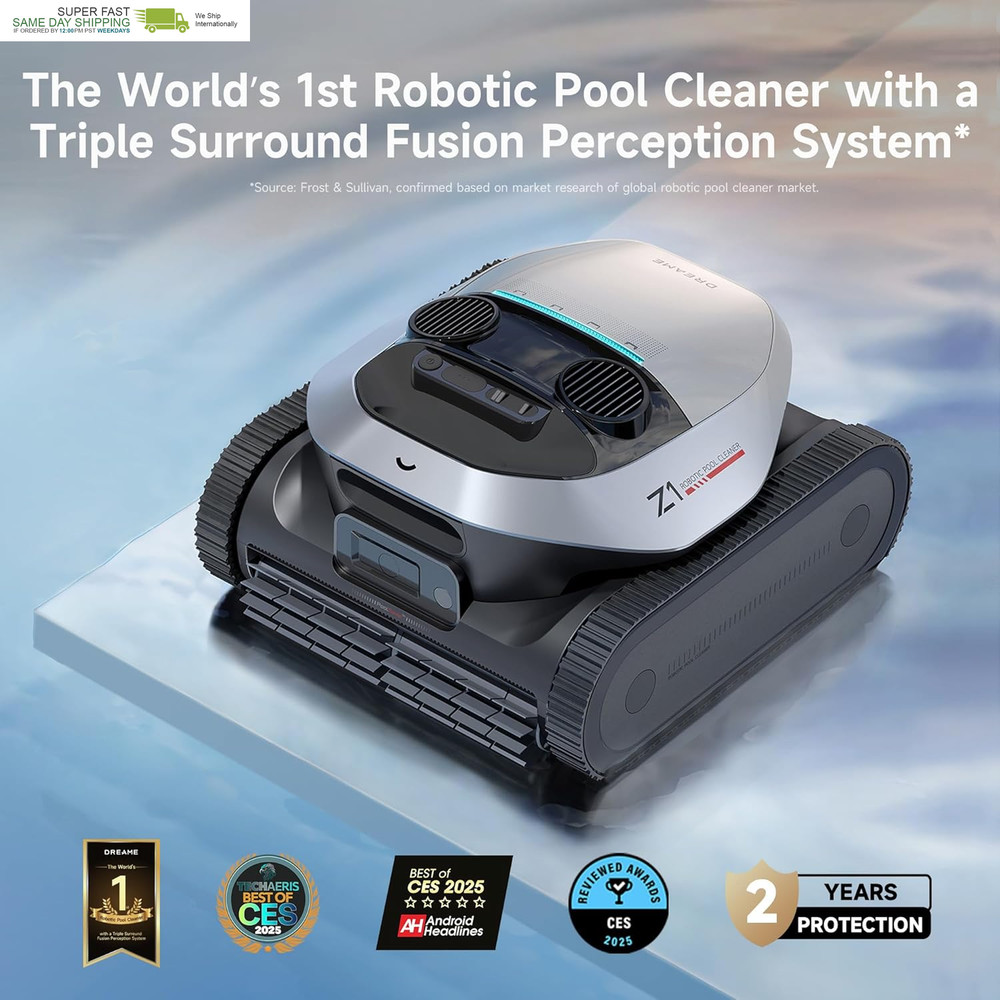 8000 GPH Suction, Waterline Horizontal Cleaning, Auto-Retrieval, Automatic Pool