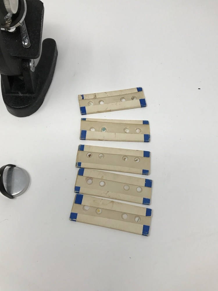 Vintage stellar microscope with kit.