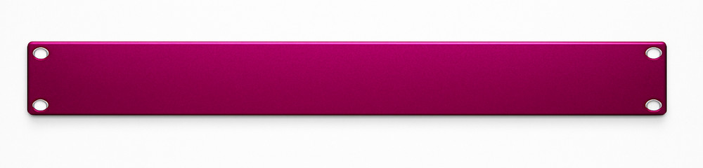 1U 19” Solid Steel Rack Panel – Candy Pink Metallic – Custom Colors