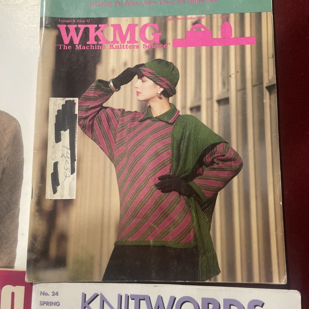 5 Knitting Machine Knit Magazines 1990 -2003 #2