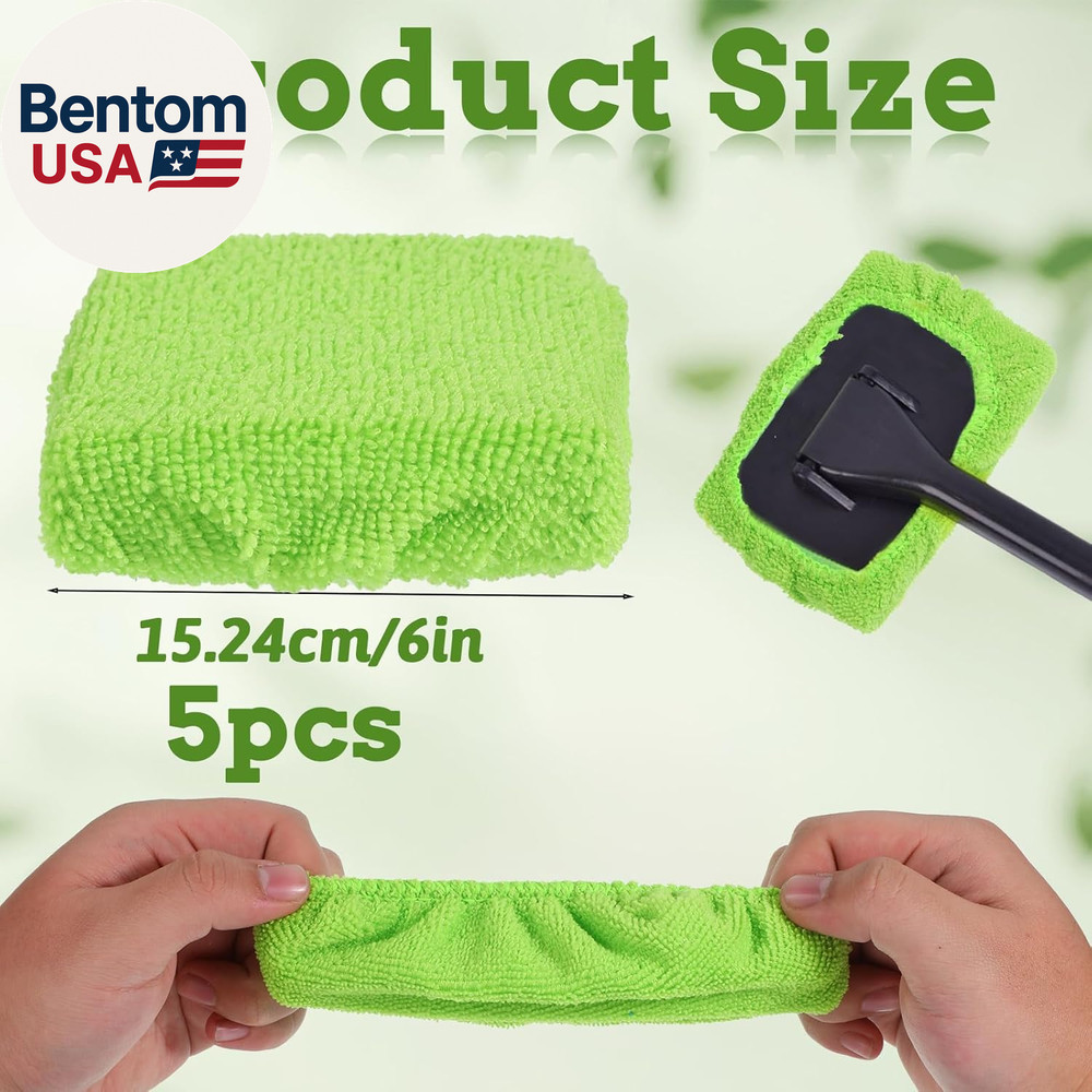 5 PCS Car Care Microfiber Cloths for Windshield Cleaner, Microfiber Cleaning Clo
