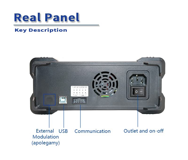 ET3320C 20MHz Dual-Channel Function/Arbitrary Waveform Generator, DDS Signal...