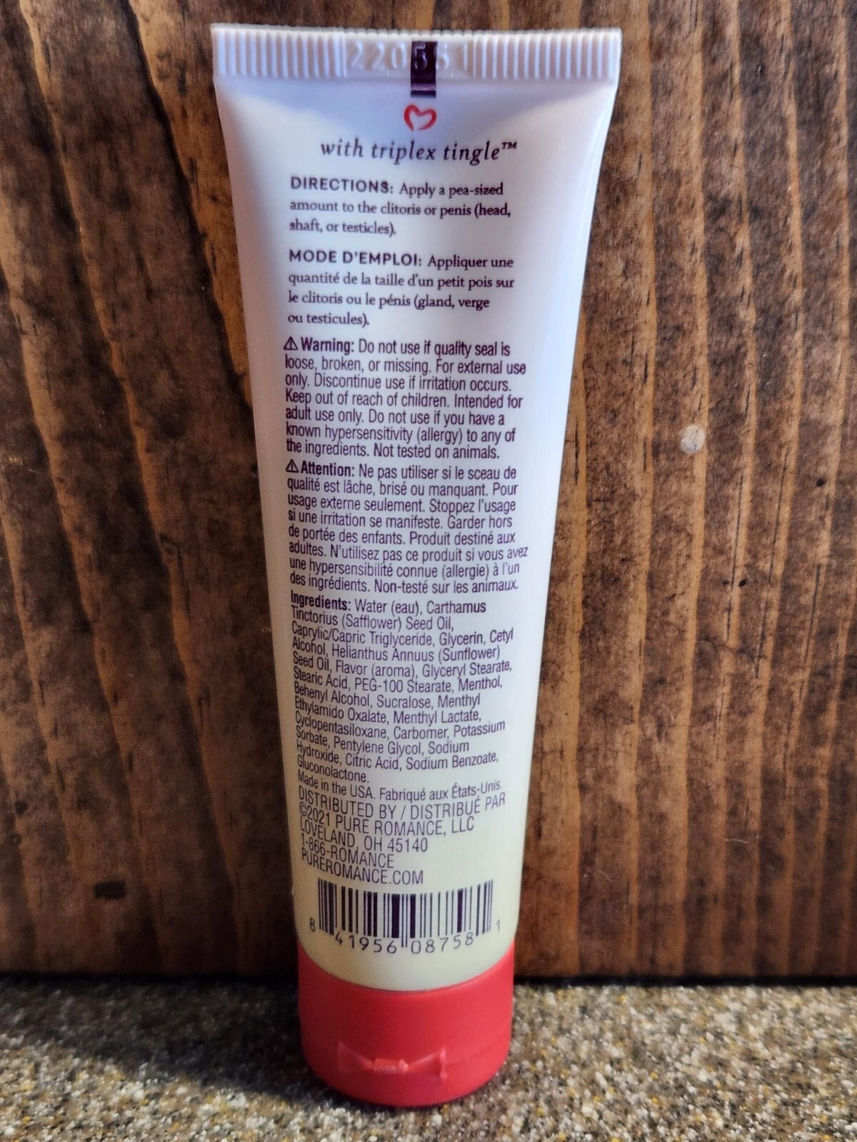 Pure Romance "O" Enhancement Cream Vanilla Frosting with Triplex FREE SHIP!