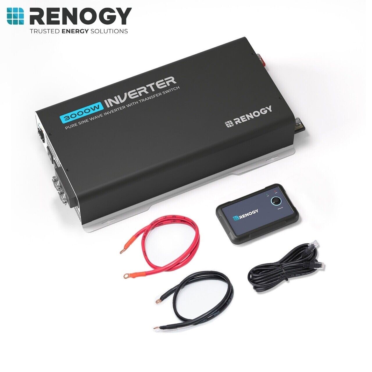 Renogy PUH 3000W Inverter with UPS Transfer Switch and Built-in Bluetooth