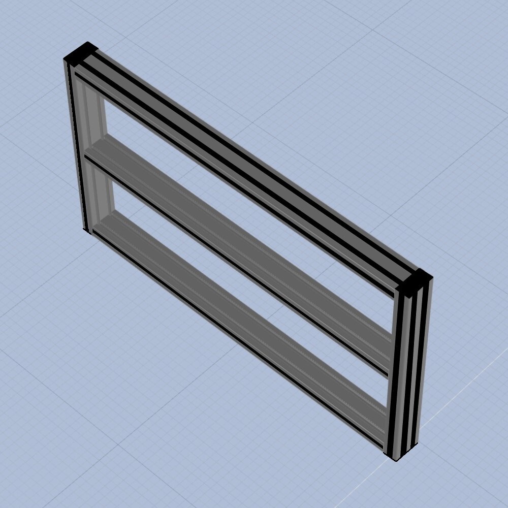 PSA Graded Card Holder Framed Wall Display (2 Shelf Display)