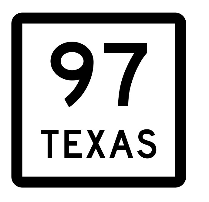 Texas State Highway 97 Sticker Decal