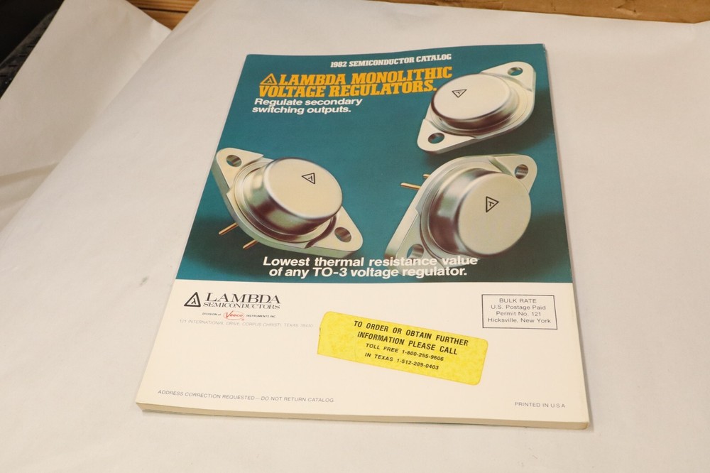 Lambda Semiconductor Catalog 1982