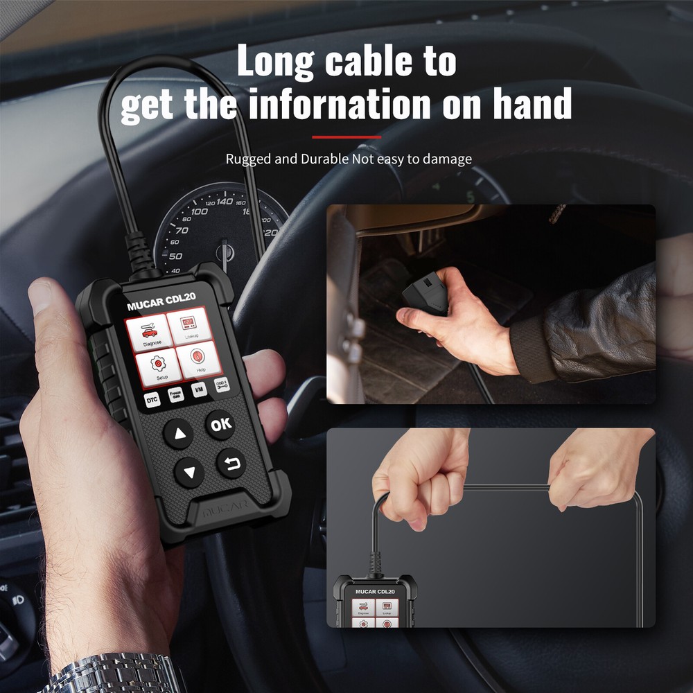 Automotive OBD2 Scanner OBD Code Reader Car Check Engine Fault Diagnostic Tool