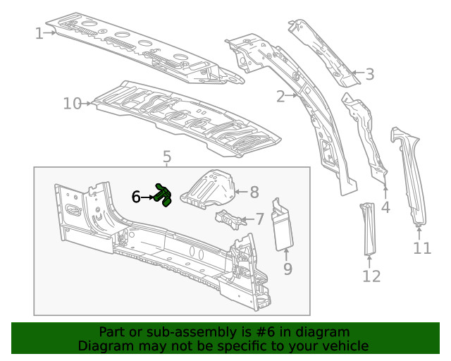 Genuine GM Outer Bracket 84337945