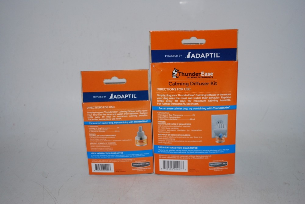 ThunderEase Adaptil Dog Calming Diffuser Kit + Extra Refill 11/2027 – Used