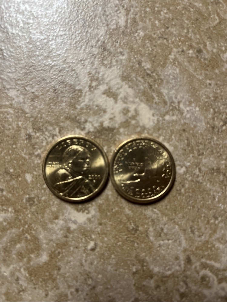 2000-P WOUNDED EAGLE Sacagawea Rare ERROR coin