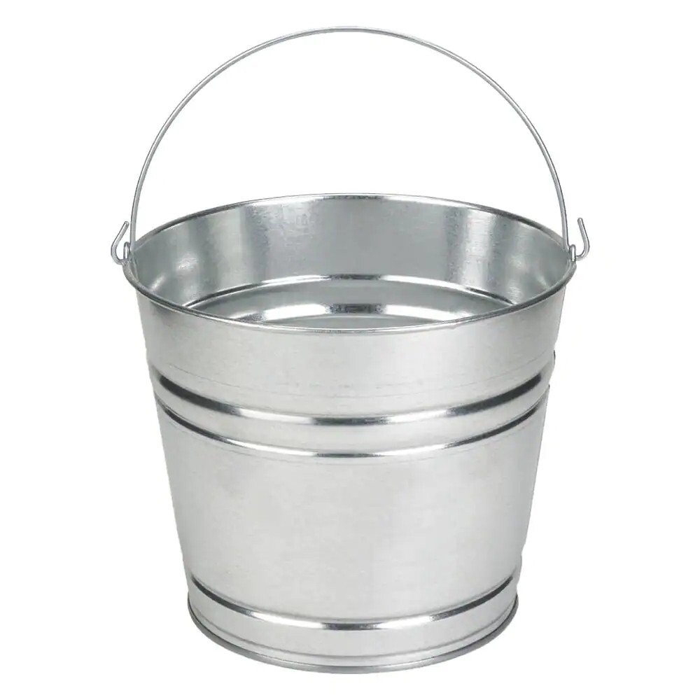 10 Qt. Galvanized Steel Pail: Durable Utility Container