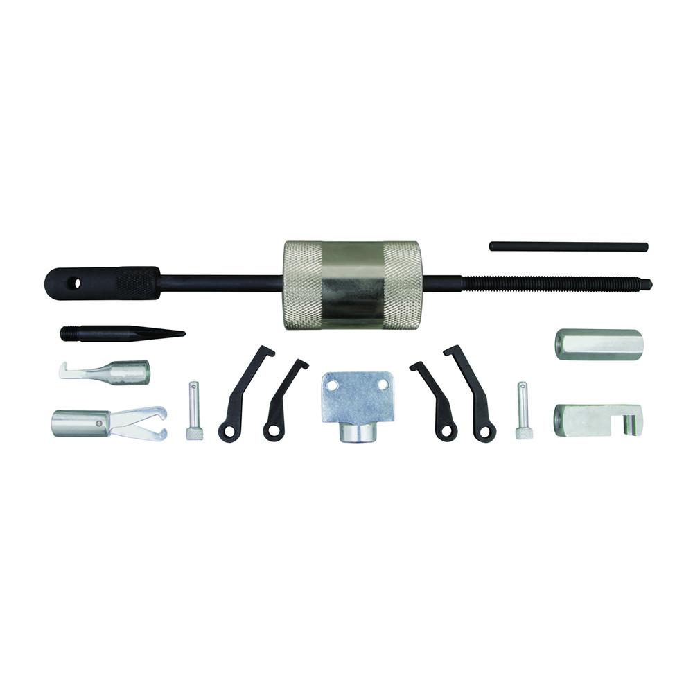 LIGHT DUTY SLIDE HAMMER AND PULLER SET, 14 PIECE CAL-VAN 49700