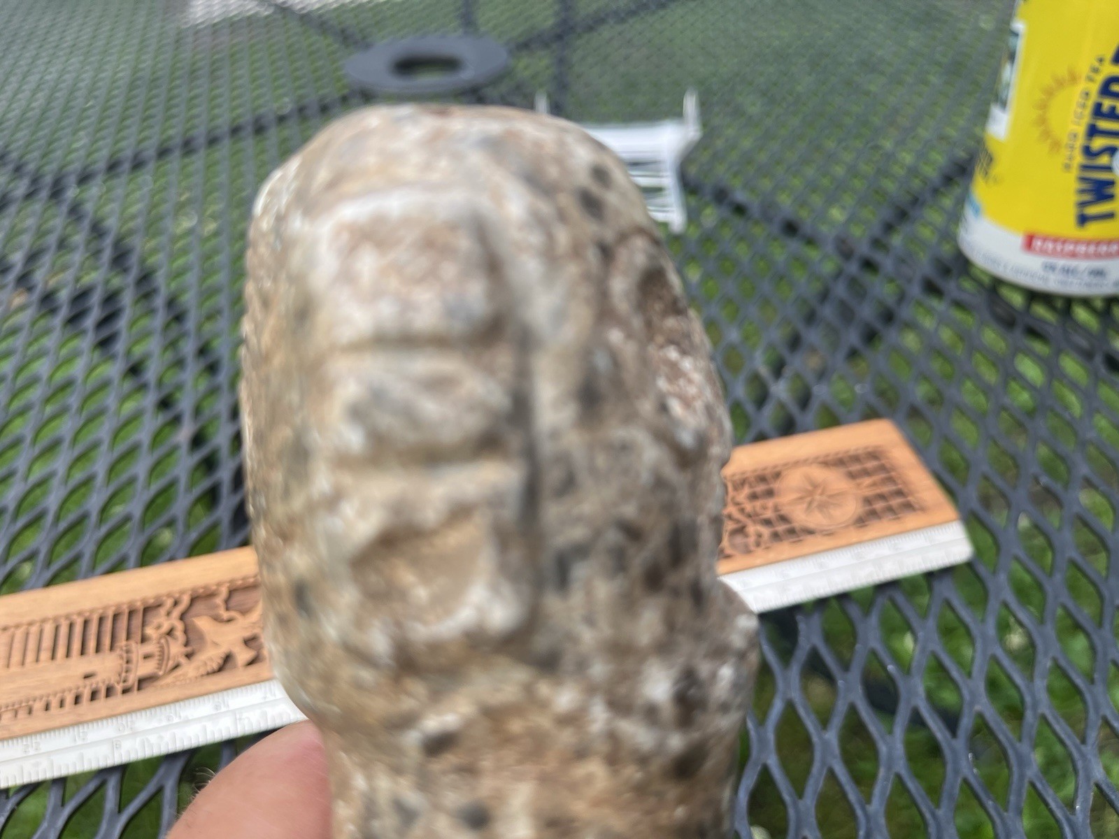 Big Taino Stone Tool Rare PreColumbian Ancient Artifact Arawak Caribe Mayan