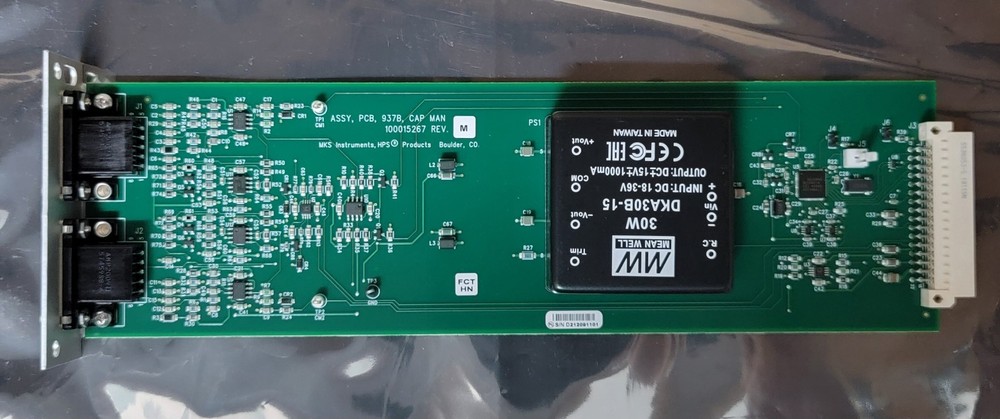 MKS Instruments 100015267 Vacuum Sensor Card Capacitance Manometer 937/946