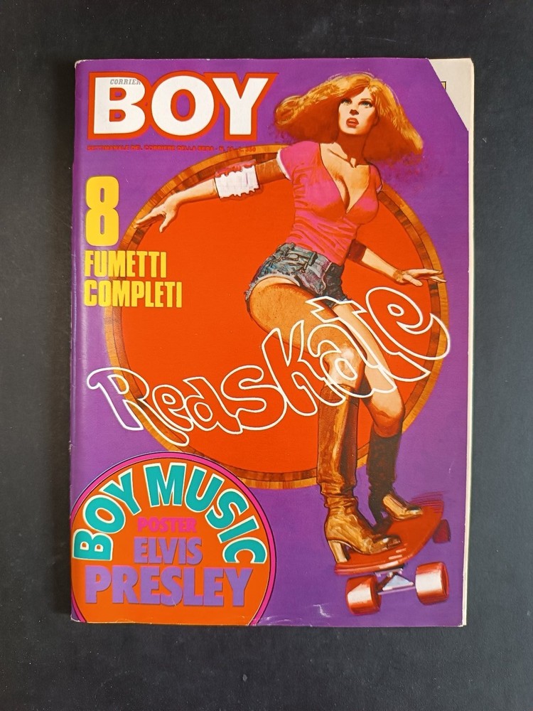 comic BOY Corriere della sera - year 1978 - n 15 - missing insert
