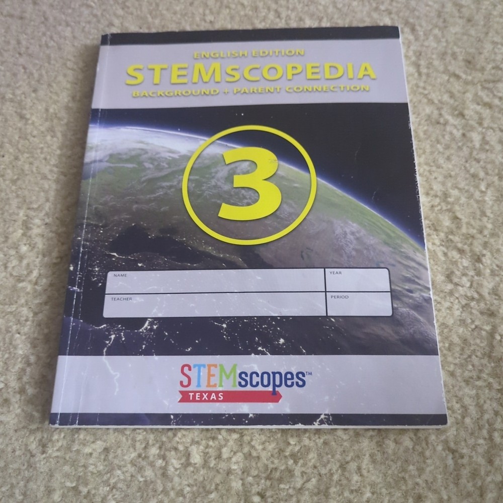 STEMscopes Grade 3 Bundle(Texas) Explore Journal, Science Literacy, Stemscopedia