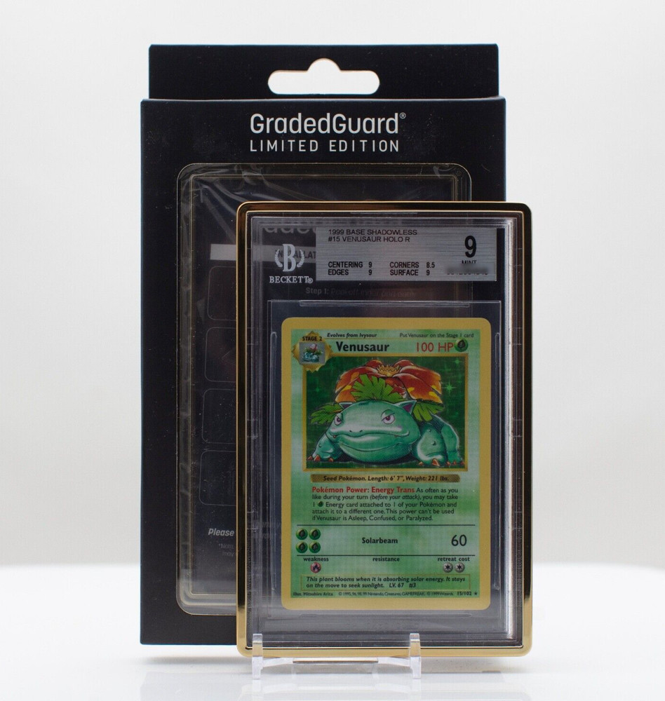 BGS - GradedGuard BGS Graded Card Case Protector GOLD *SHINY* Limited Edition