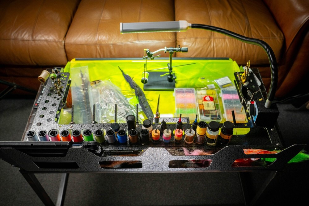 Fly Tying Portable Work Bench Bundle Workbench Mobile Workstation Fishing Table