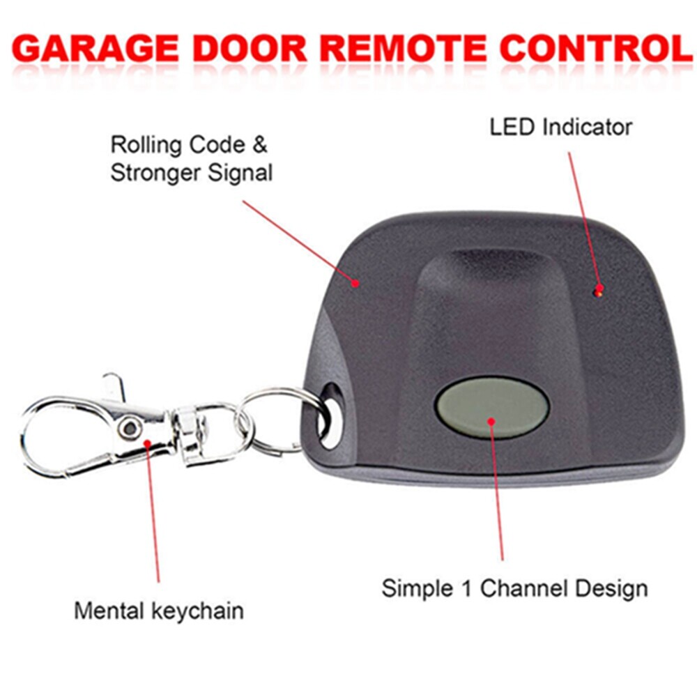 2x For Linear/MultiCode Gate Remote Control Opener 1089/3089/3070/3060 Black