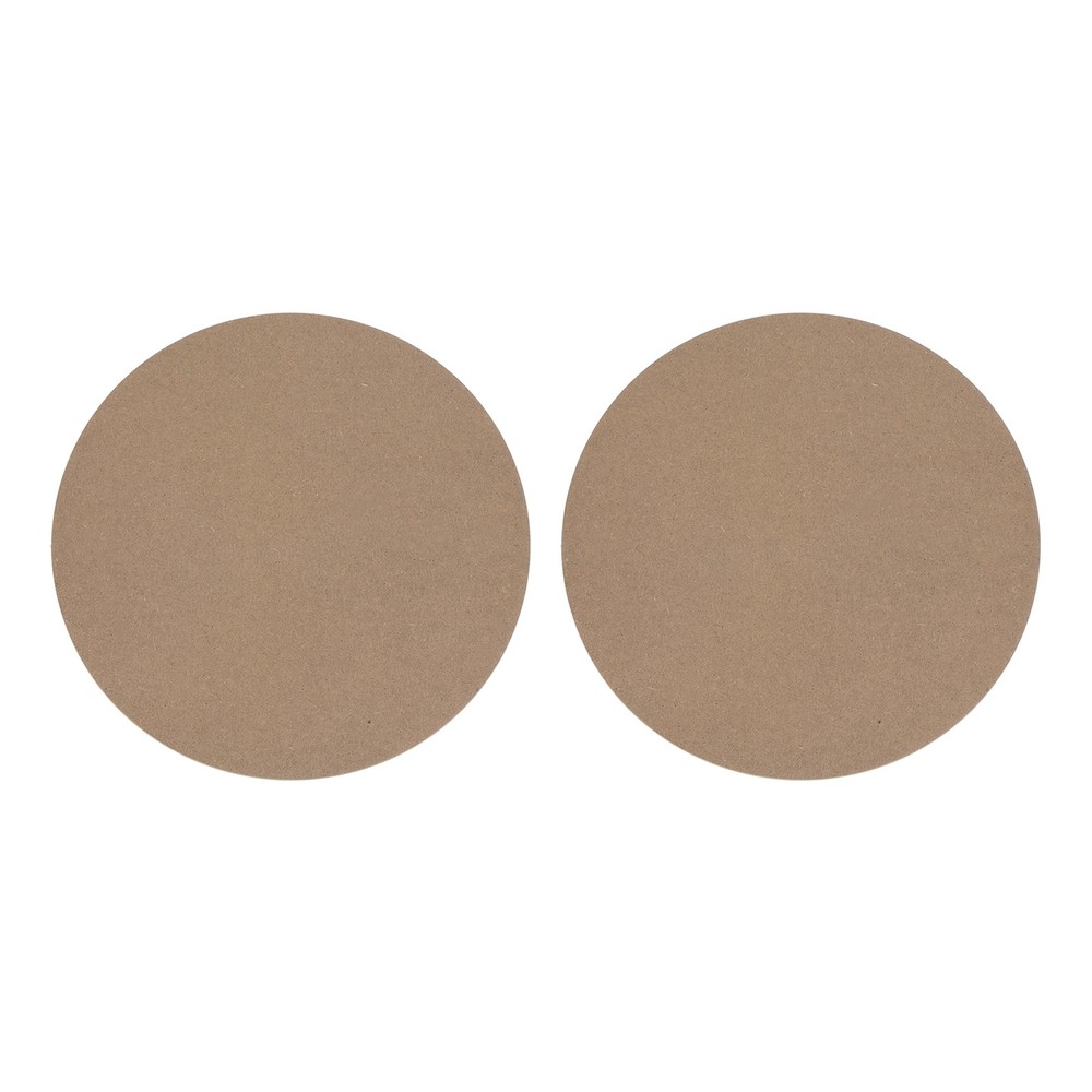 2-Pack 10-Inch Brown Ceramic Drying Slabs, 8mm Thick