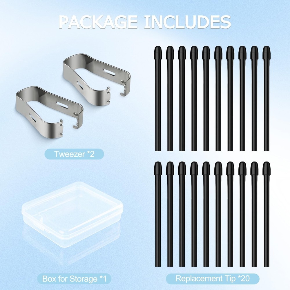 20 Pcs Pen Tips for Remarkable 2, Durable Remarkable Pen Tips,Replacement Tib...