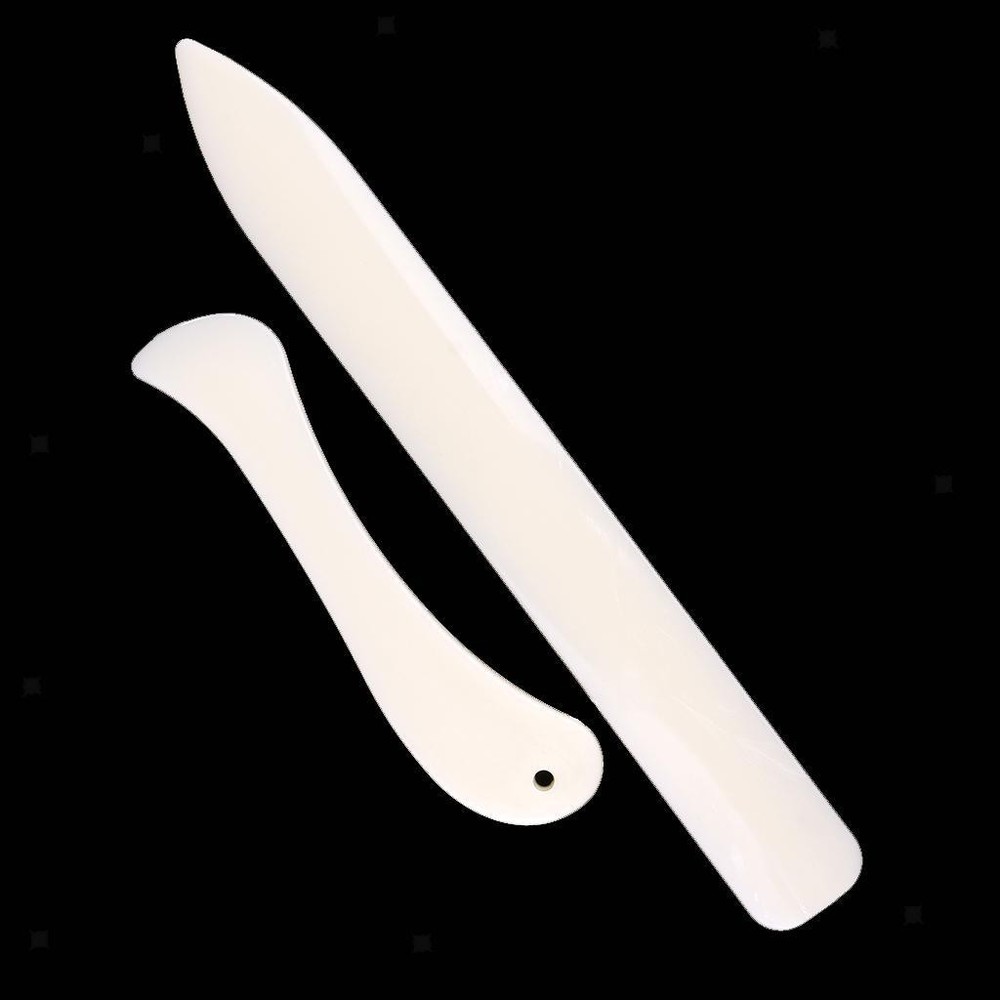2 Pieces Paper Bone Folder Set Letters Opener for Paper