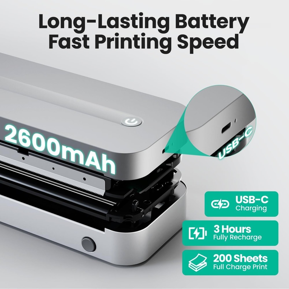 CamScanner P1 Pro Thermal Printer Portable Bluetooth