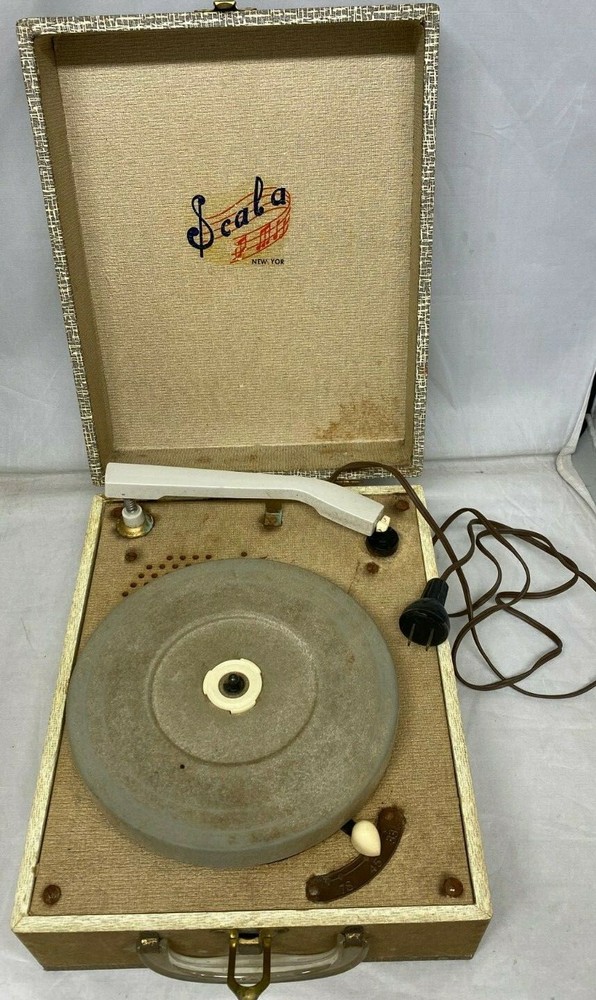 Old Vintage Record Player Scala