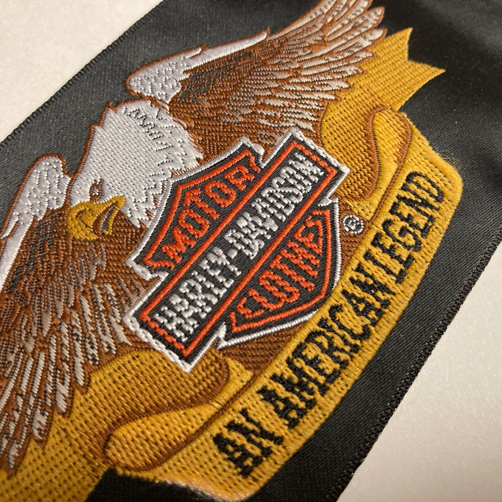 VINTAGE HARLEY DAVIDSON EAGLE MOTORCYCLE OFFICIALLY LICENSED PATCH