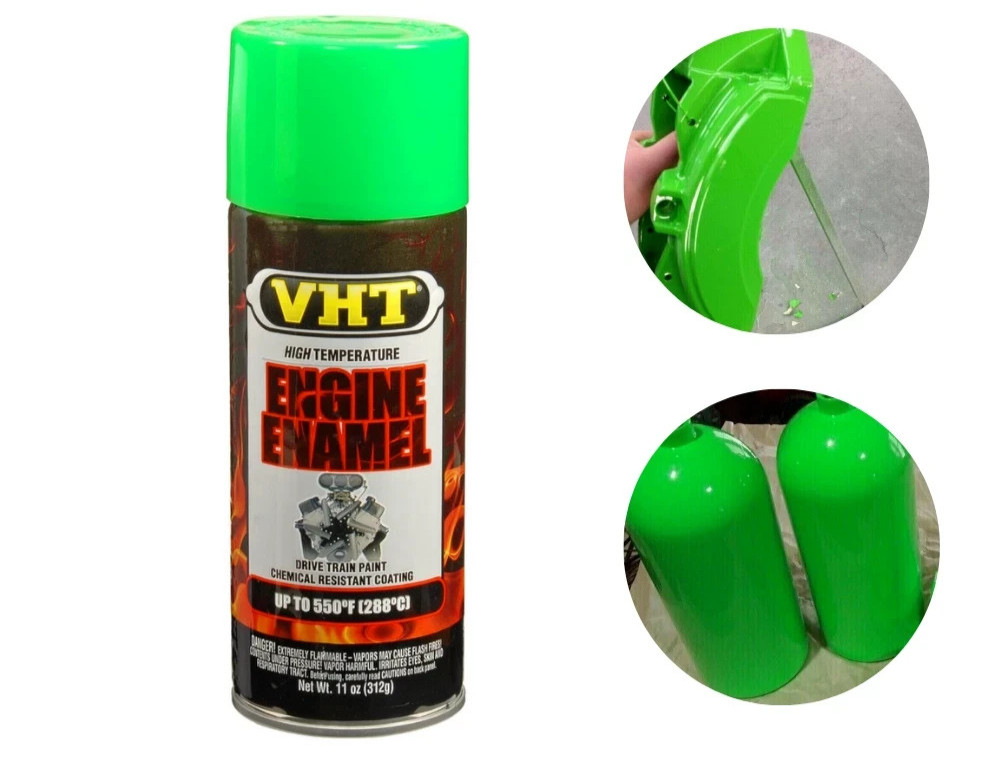 Lime Green Coating Spray Can Brake Caliper Engine Custom Ceramic Paint High Temp