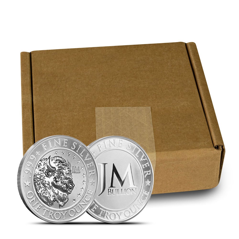1 oz JM Bullion Buffalo Silver Round (Reverse Proof-Like, New)