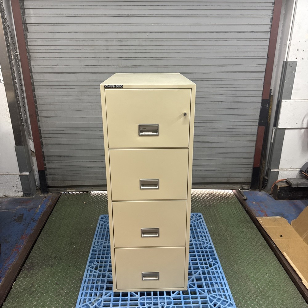 SCHWAB 5000 FireProof File Cabinet 4 Drawer (D)