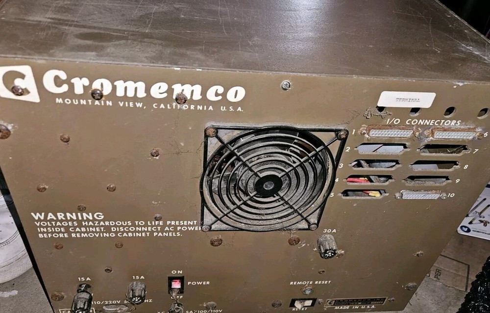Vintage Rare CROMEMCO SYSTEM THREE COMPUTER AS IS UNTESTED Unit Only ..