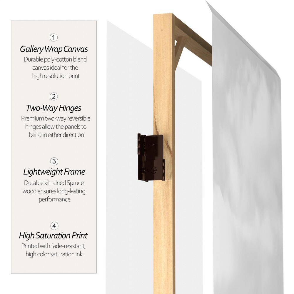 6 Ft. Printed 3-Panel Room Divider