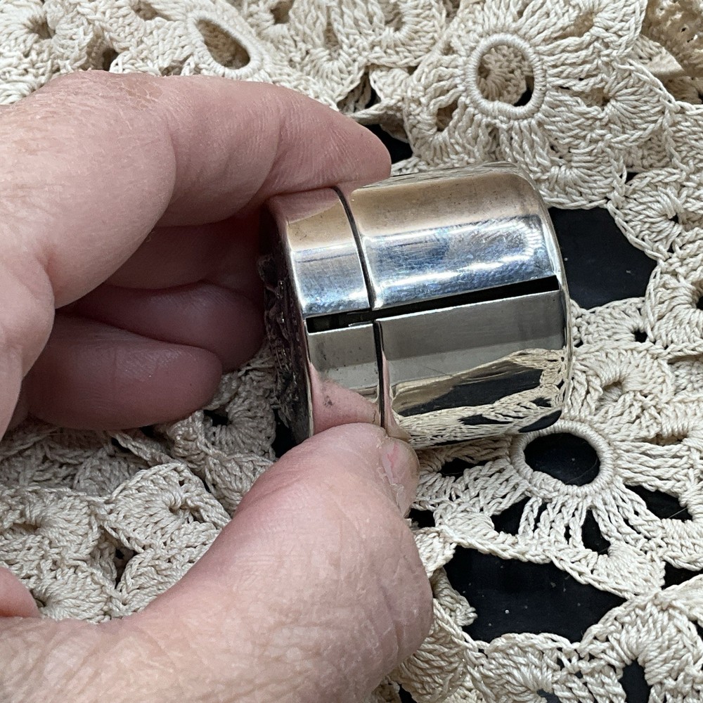 Sterling Silver Denmark Stamp Roll Container