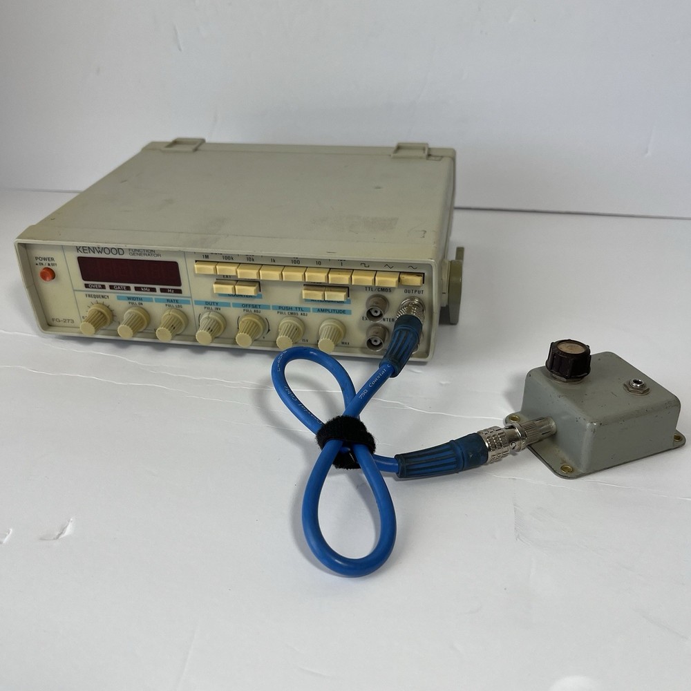 Kenwood FG-273A Function Generator, .2Hz - 2 MHz, Various Output Wave Forms